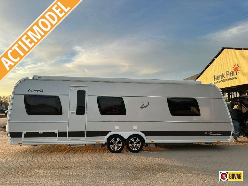Dethleffs Beduin VIP760 DR, Queensbed, Rondzit, Bedrijf, 8 meter en meer