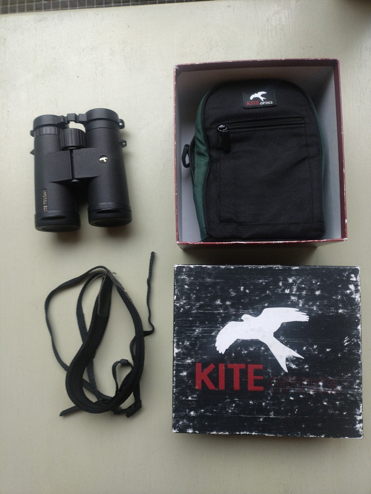 Kite Optics Toucan 10 x 42, Gebruikt, Dakkant (recht), Ophalen of Verzenden, 8 tot 12x