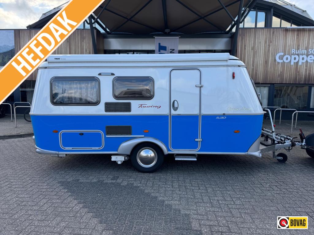 Eriba Troll Ocean Drive 530 2022 MOVER + LUIFEL!, Vast bed, Treinzit, 4 tot 5 meter, Eriba