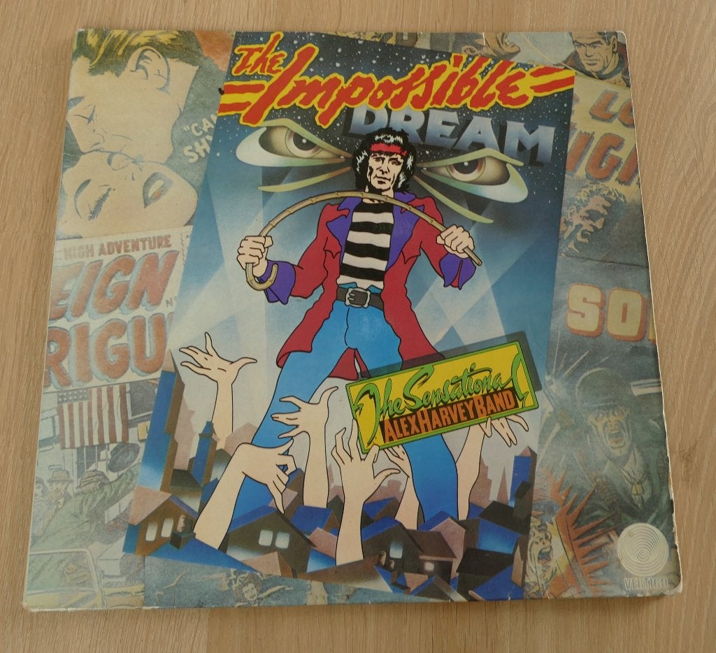LP The Sensational Alex Harvey Band – The Impossible Dream, Enlèvement ou Envoi, Rock progressif, Utilisé, LP