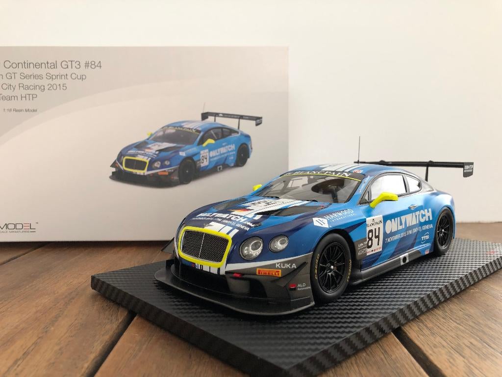 TSM Bentley Continental GT3 #84 Blancpain GT Series 2015, Ophalen of Verzenden, Zo goed als nieuw, Auto, Overige merken