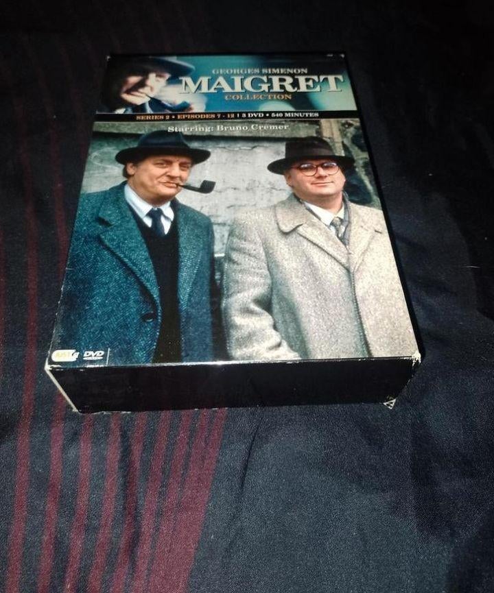 Afleveringen 7 tot 12 van de Maigret-serie te koop in een dv, Boxset, Ophalen of Verzenden, Zo goed als nieuw, Drama