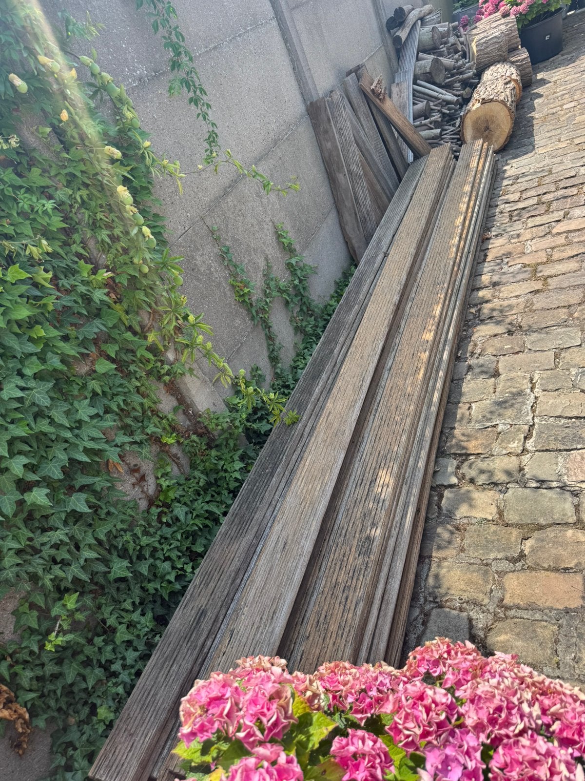 Bankira planken, Ophalen, Gebruikt, Planken, Hardhout