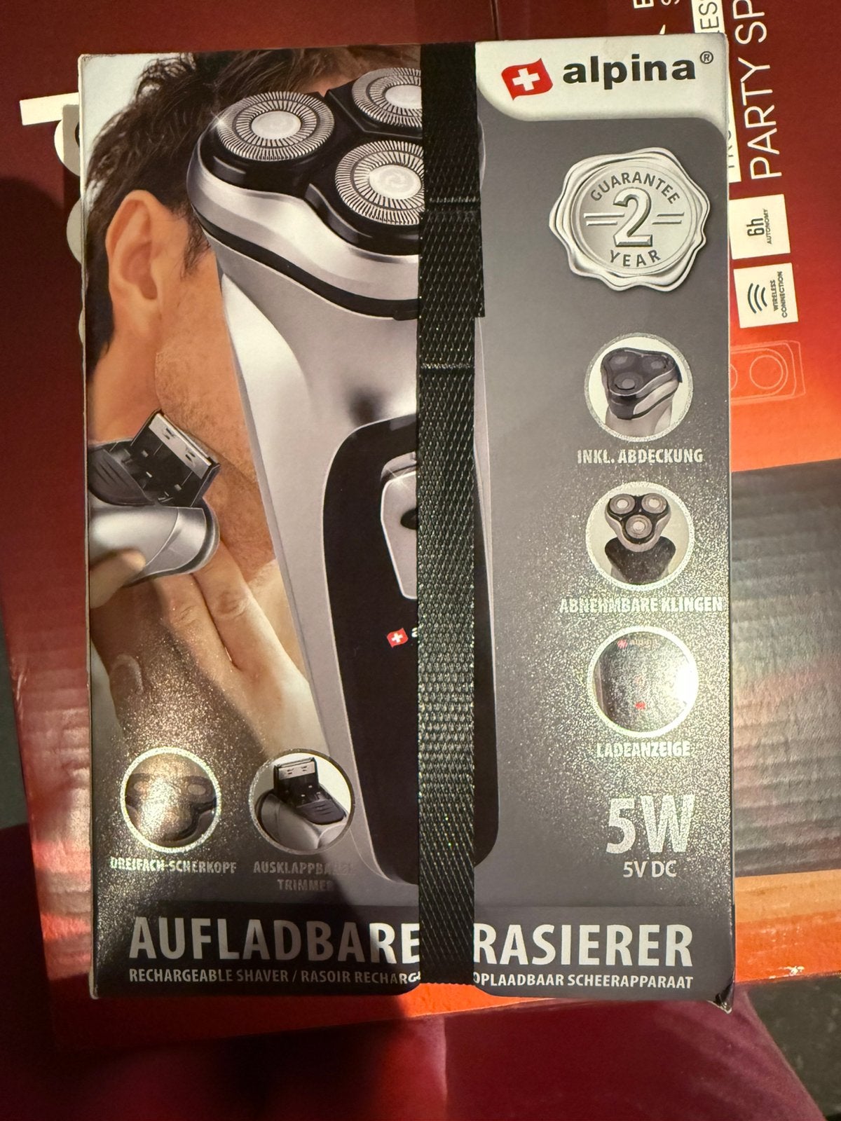 Oplaadbaar scheermes Alpina, Elektronische apparatuur, Persoonlijke Verzorgingsapparatuur, Ophalen, Nieuw