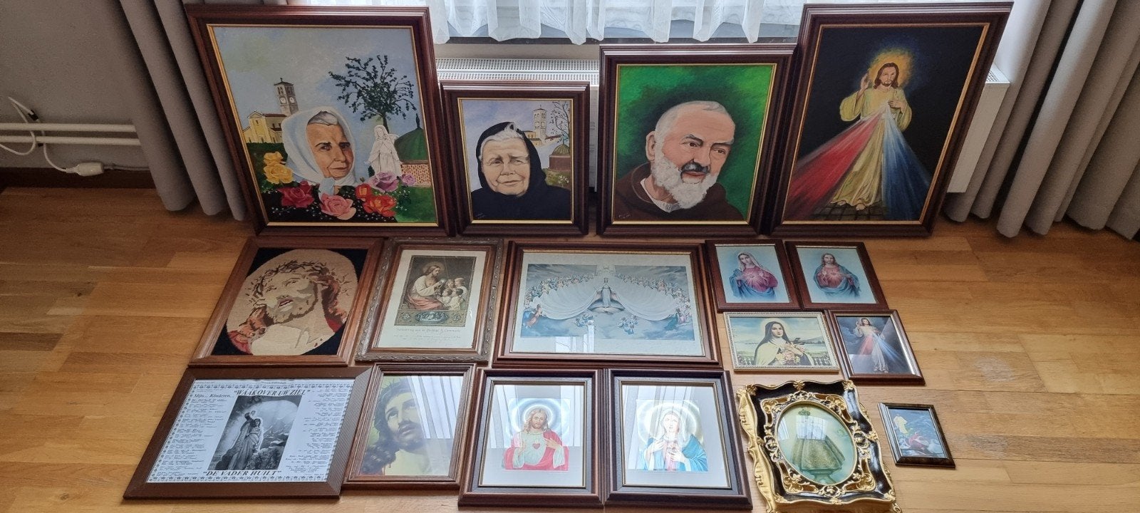 Lijsten/ kaders/ Schilderijen, Ophalen
