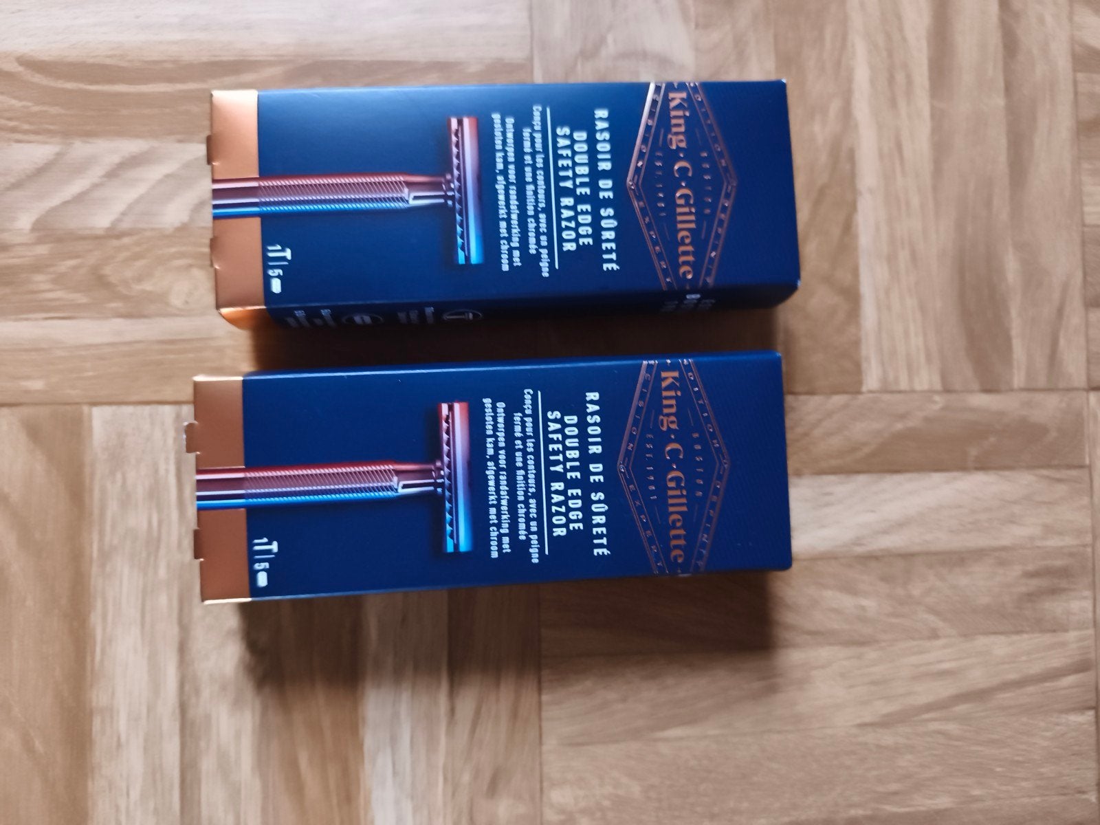 Rasoir de sécurité à double tranchant King C. Gillette,, Enlèvement, Neuf