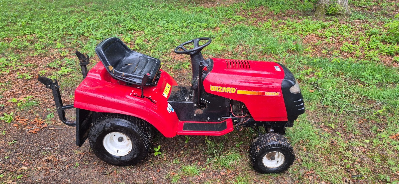 A vendre tracteur Wizard 155H36 pour pièces, Jardin & Terrasse, Tondeuses autoportées, Enlèvement
