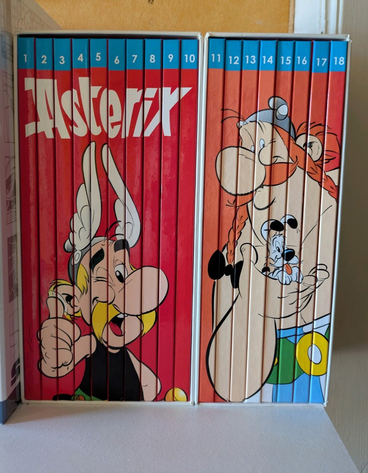 Asterix collectie Hachette - albums 1 tem 18, Boeken, Complete serie of reeks, Ophalen, Zo goed als nieuw, Europa
