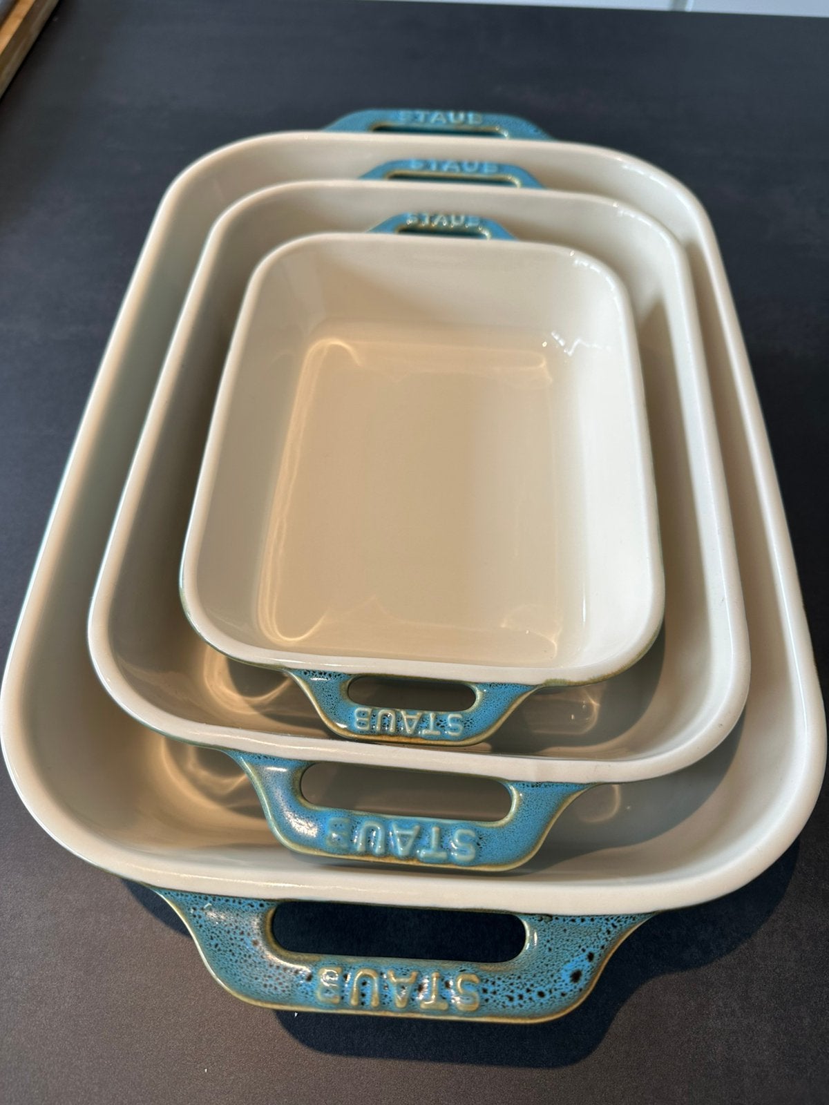 Staub ovenschotel set, Enlèvement, Comme neuf