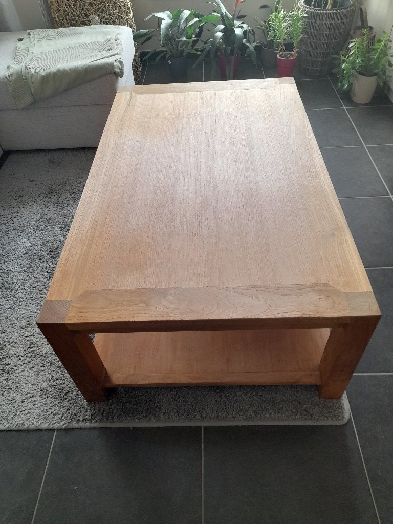 salontafel teak, Ophalen, Zo goed als nieuw