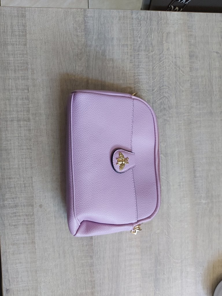 Lila handtas met bijtje, Handtassen en Accessoires, Tassen | Damestassen, Verzenden, Nieuw, Handtas