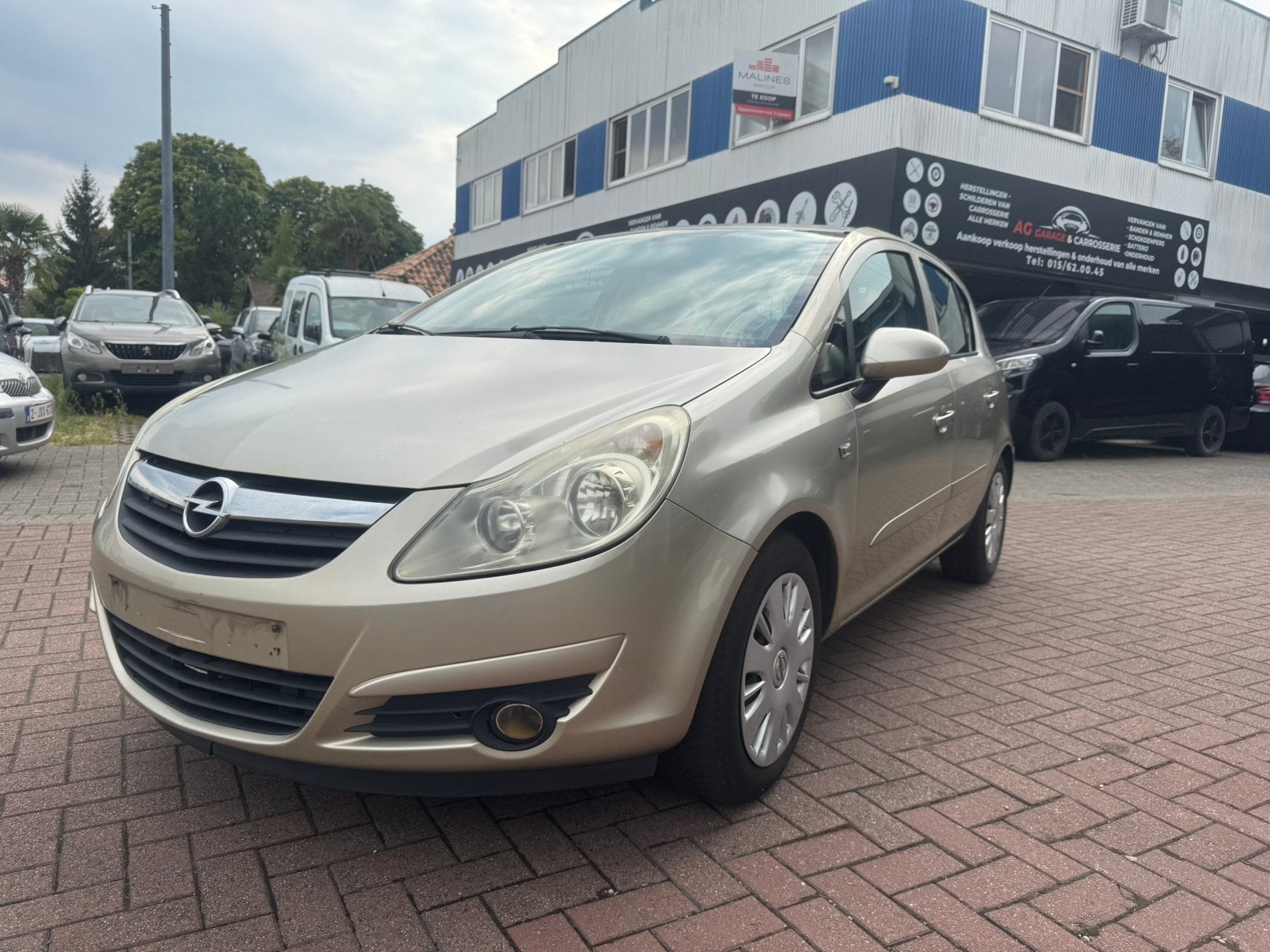 Opel Corsa 1.2 - BENZINE - AIRCO - 130.000 km - 2008, Auto's, Opel, Stof, Zwart, Overige kleuren, 1229 cc