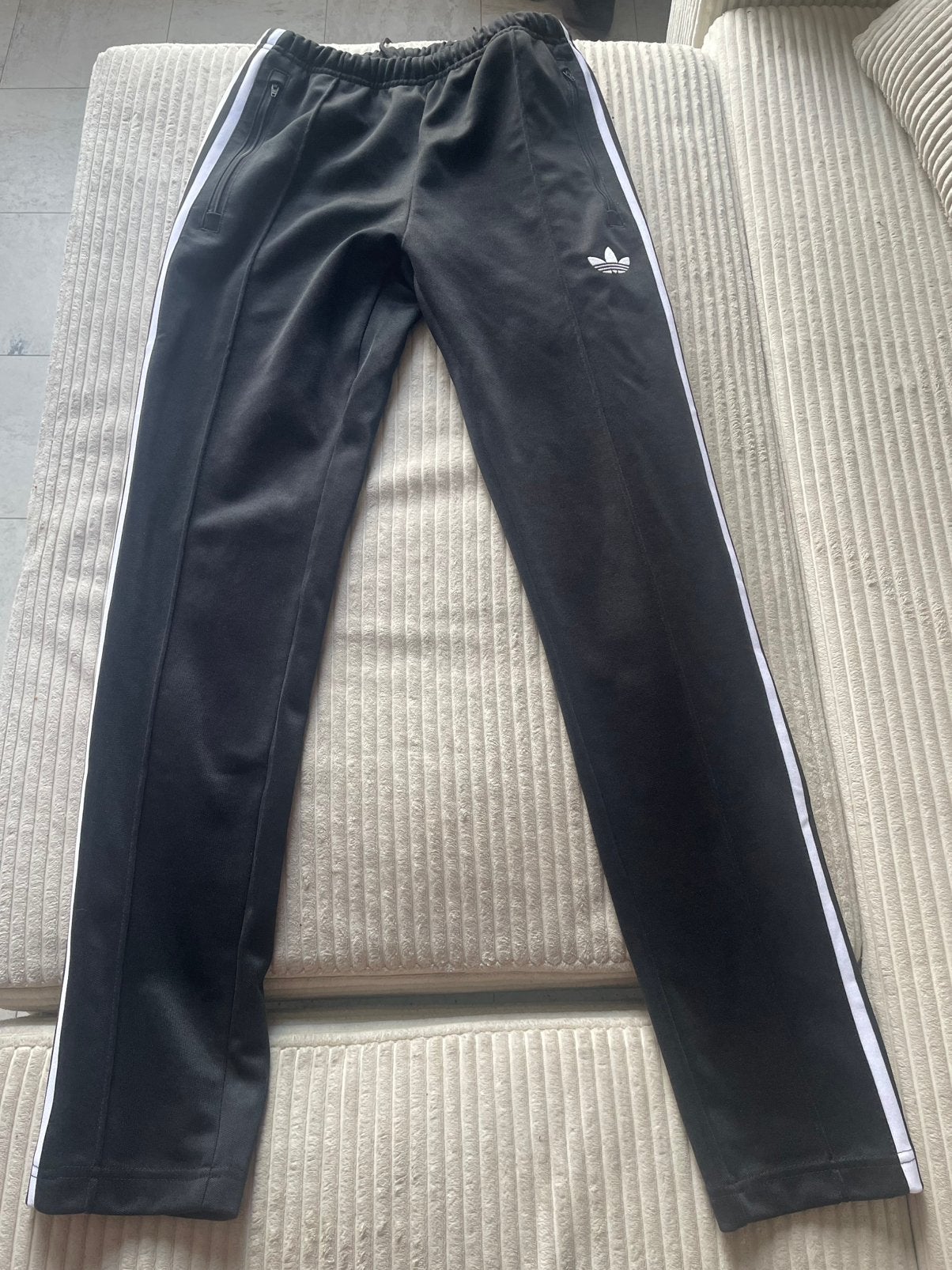 Adidas Originals Firebird Trainingsbroek zwart wit, Zwart, Ophalen of Verzenden, Zo goed als nieuw, Algemeen