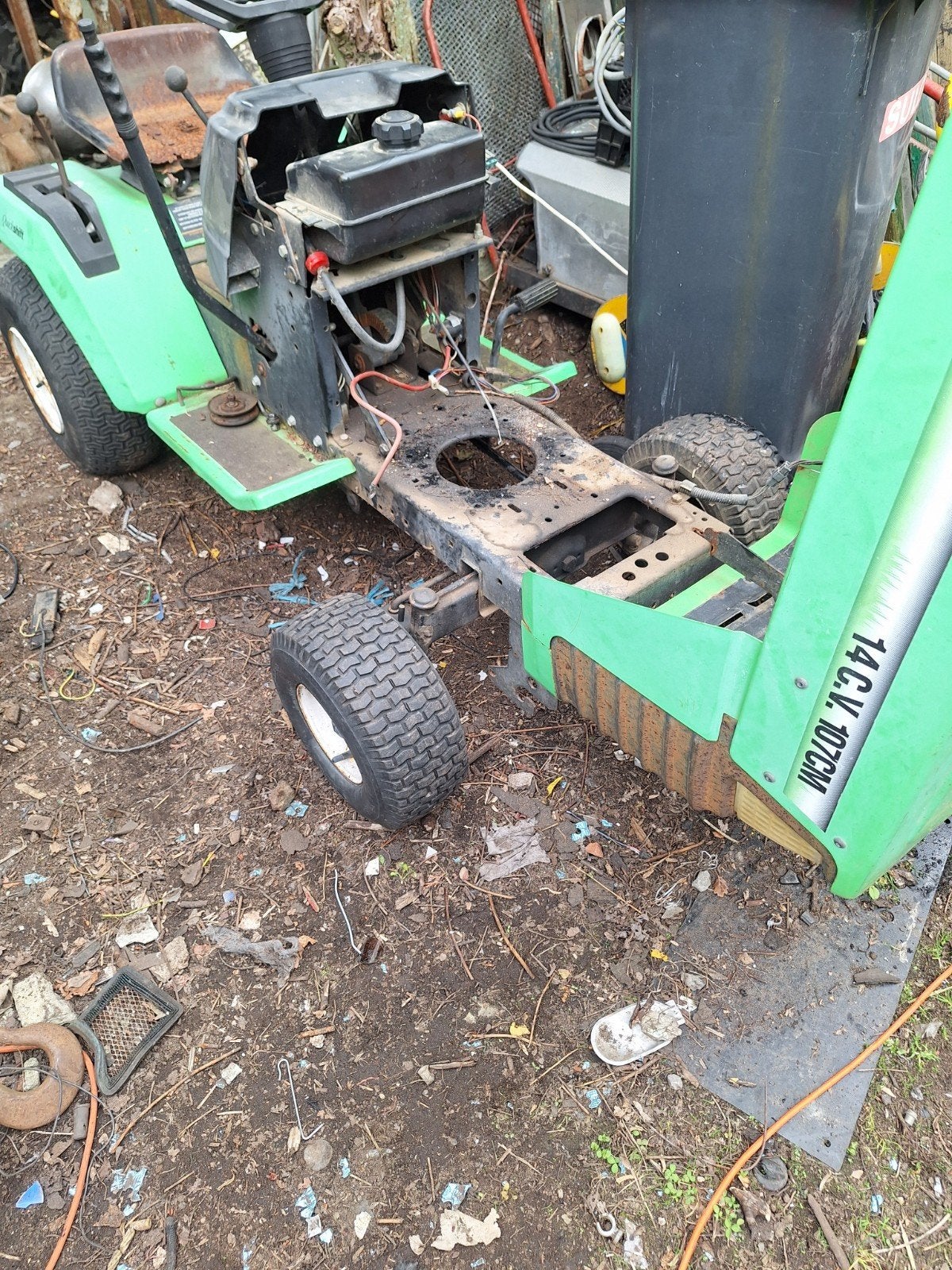 tracteur tondeuse, Jardin & Terrasse, Vitesses, Moins de 90 cm, Enlèvement, Utilisé