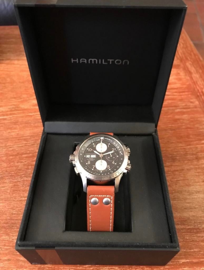 Hamilton - Khaki Aviation X-Wind Automatic Chrono - 44mm, Enlèvement, Comme neuf