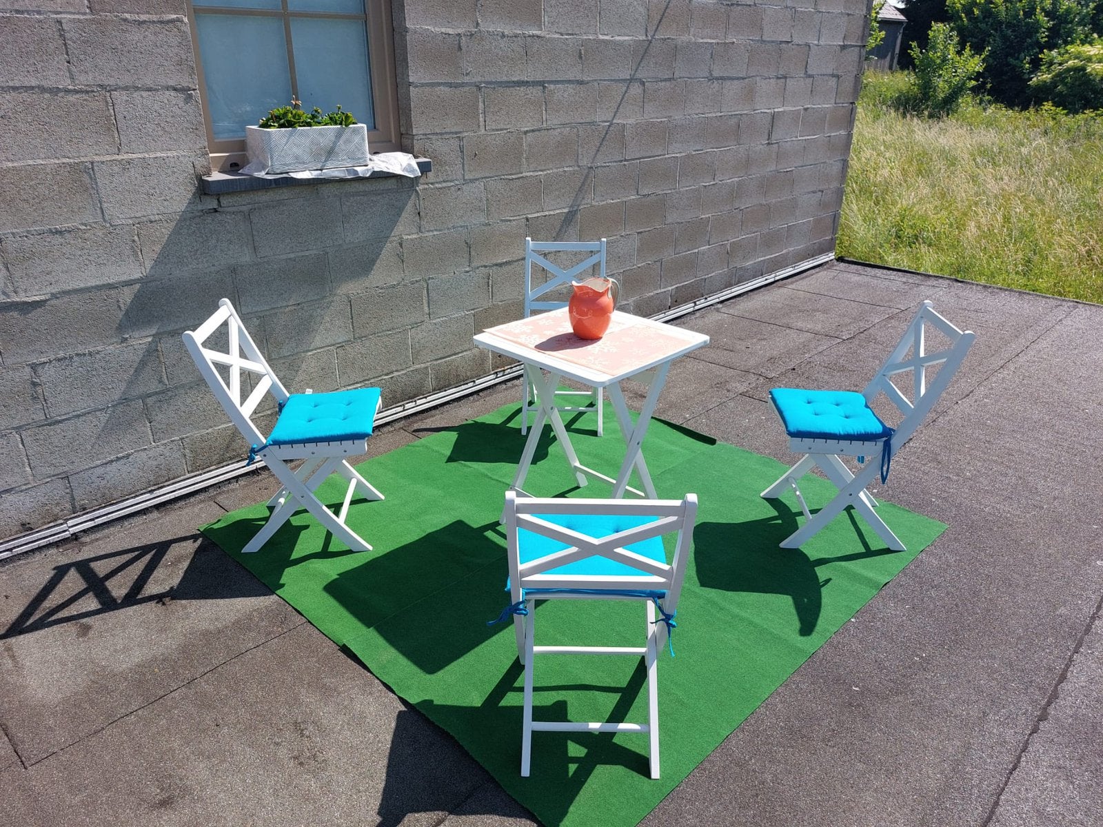 ️ Salon de terrasse complet – État neuf ️, Enlèvement, Neuf