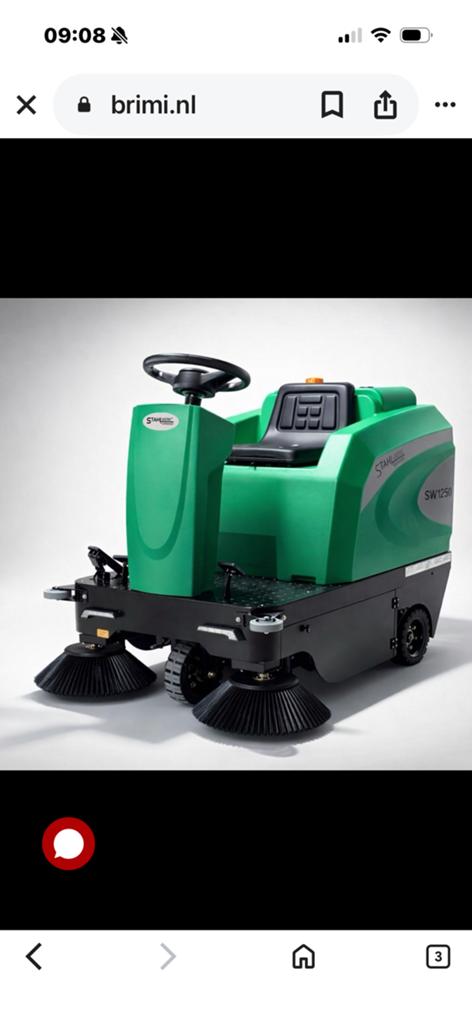 Veegmachine stahlwerk 1250. Nieuw!!, Tuin en Terras, Veegmachines, Ophalen, Nieuw
