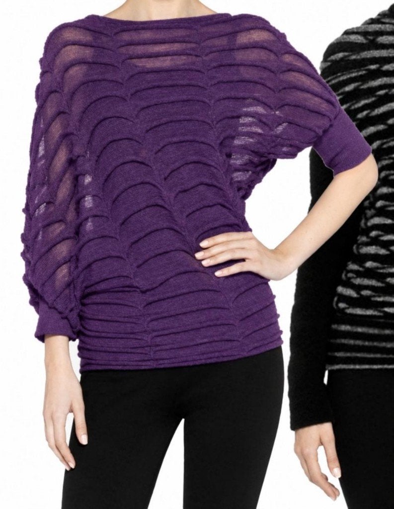 Pull asymétrique Sarah Pacini comme neuf, Sarah Pacini, Enlèvement ou Envoi, Comme neuf, Violet