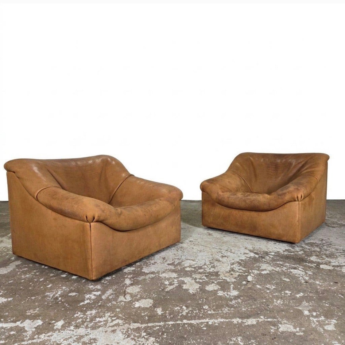 Fauteuil en cuir De Sede DS-46 au design vintage 1970, 75 à 100 cm, Moins de 150 cm, Enlèvement, Utilisé