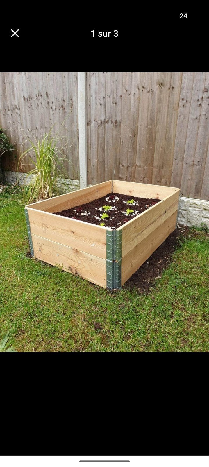 Réhausses palettes, Enlèvement, Comme neuf, Jardin