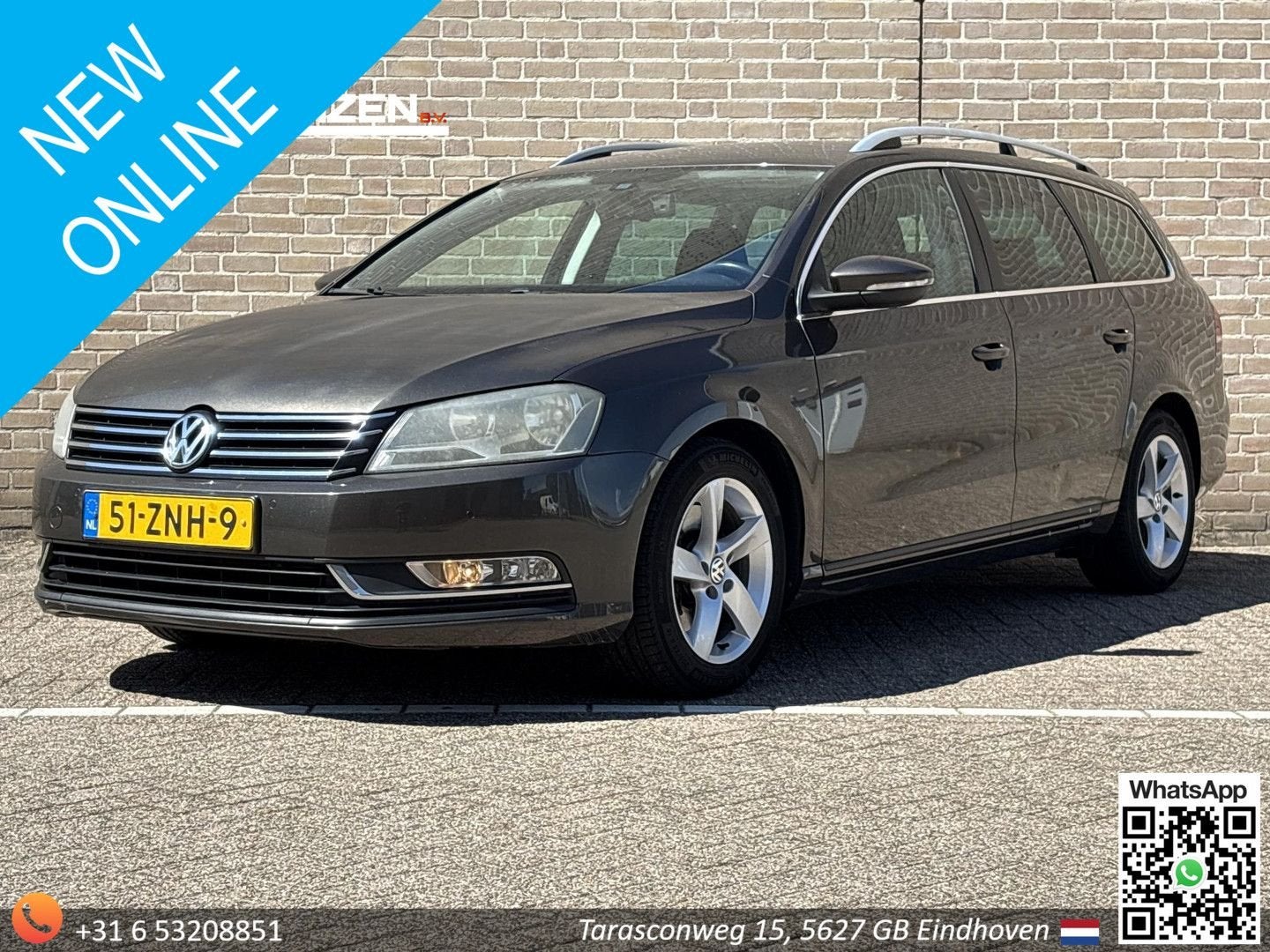 Volkswagen Passat Variant 1.6 TDI BlueMotion | Navi | Climat, Auto's, Volkswagen, Zwart, Bruin, Navigatiesysteem, Bedrijf