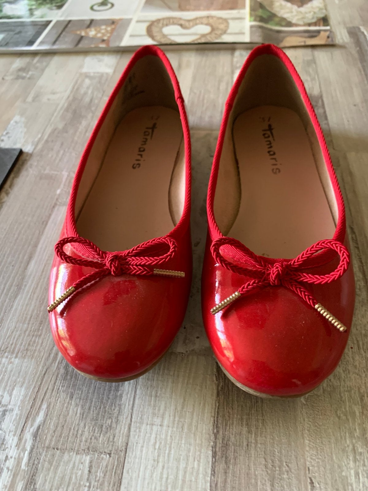 Ballerines rouges TAMARIS 37, Enlèvement ou Envoi, Comme neuf