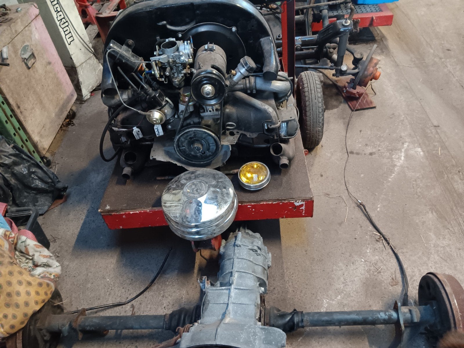 Kever motor, Ophalen