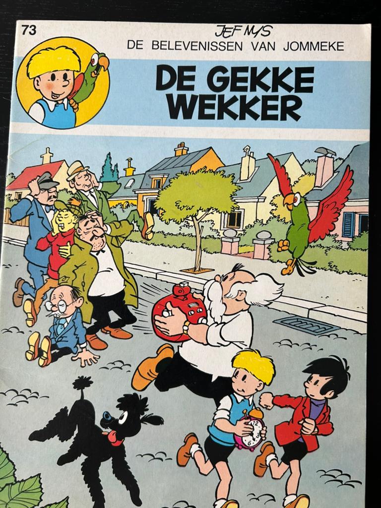 Jommeke De gekke wekker nr 73 zwart-wit, Boeken, Eén stripboek, Ophalen, Zo goed als nieuw