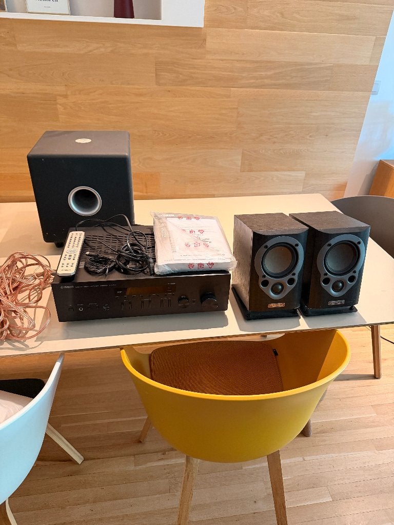 Hi-Fi connecté Yamaha R-N402D + Mission M30 +JM Lab Cub, TV, Hi-fi & Vidéo, Enlèvement, Utilisé, Stéréo, Yamaha