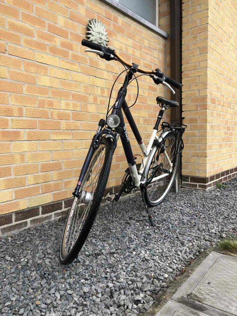 B’Twin stadsfiets, Fietsen en Brommers, Ophalen, Gebruikt, Versnellingen