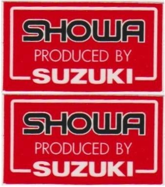 SHOWA produced by Suzuki sticker set #3, Envoi