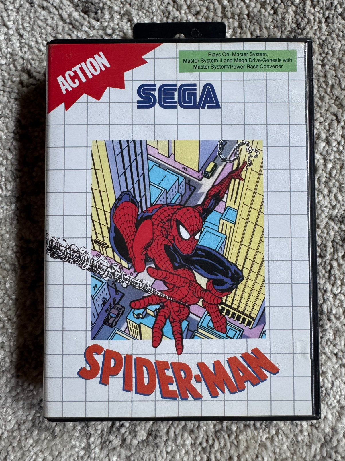 Spiderman sega master system 1991, Games en Spelcomputers, Ophalen of Verzenden, Gebruikt, Master System