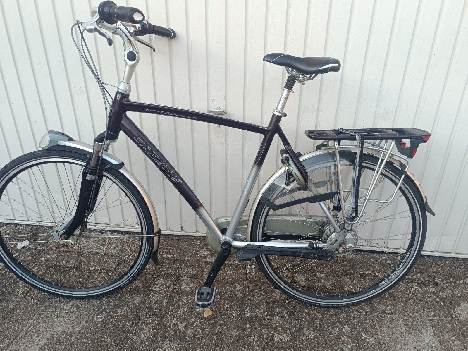 Herenfiets Merk Gazelle in goede staat, Fietsen en Brommers, Ophalen, Gebruikt, Versnellingen, 57 tot 61 cm
