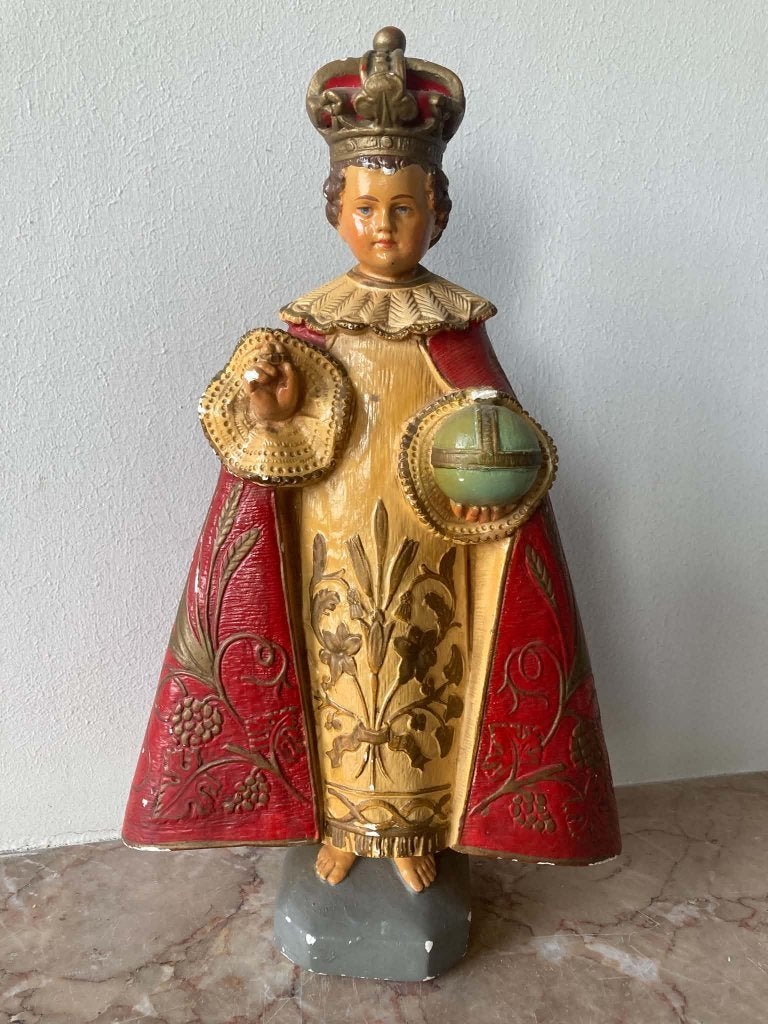 Beeld Kindje Jezus van Praag (31 cm), Ophalen of Verzenden