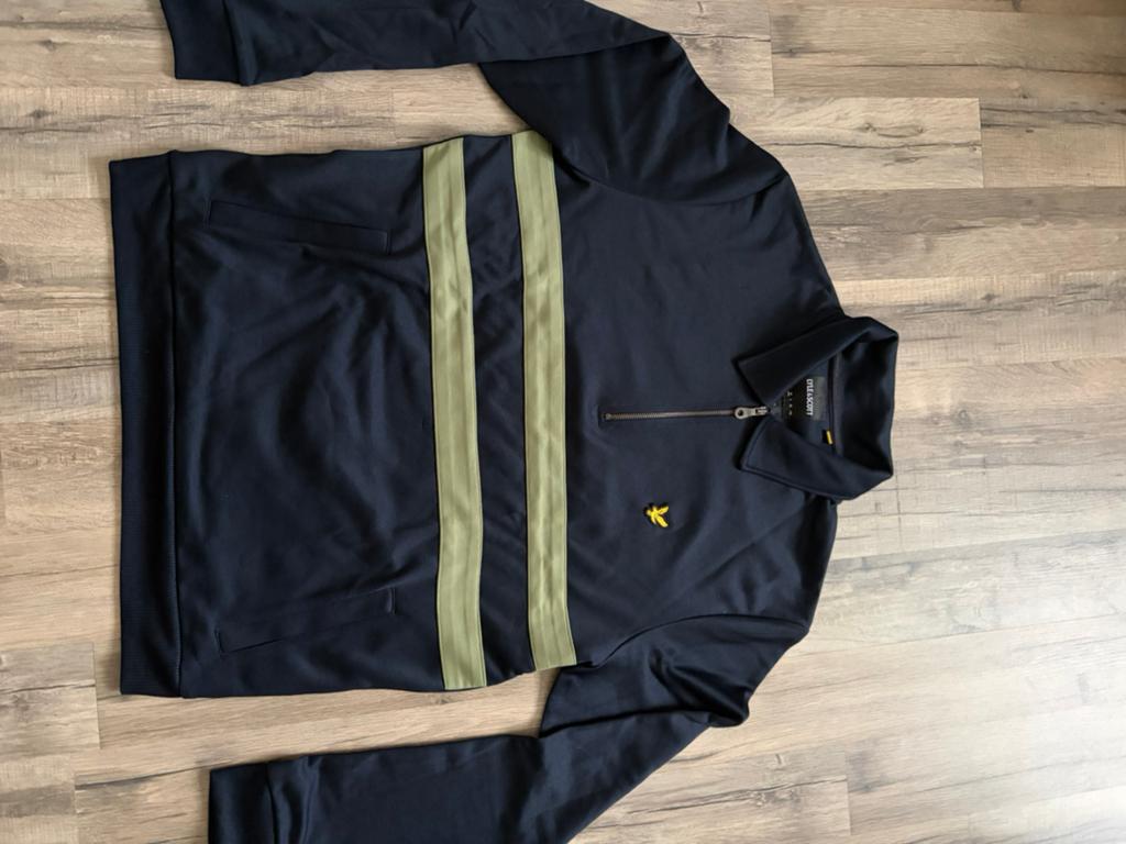 Half zipper lyle & scott, Kleding | Heren, Polo's, Ophalen, Zo goed als nieuw, Maat 48/50 (M), Blauw