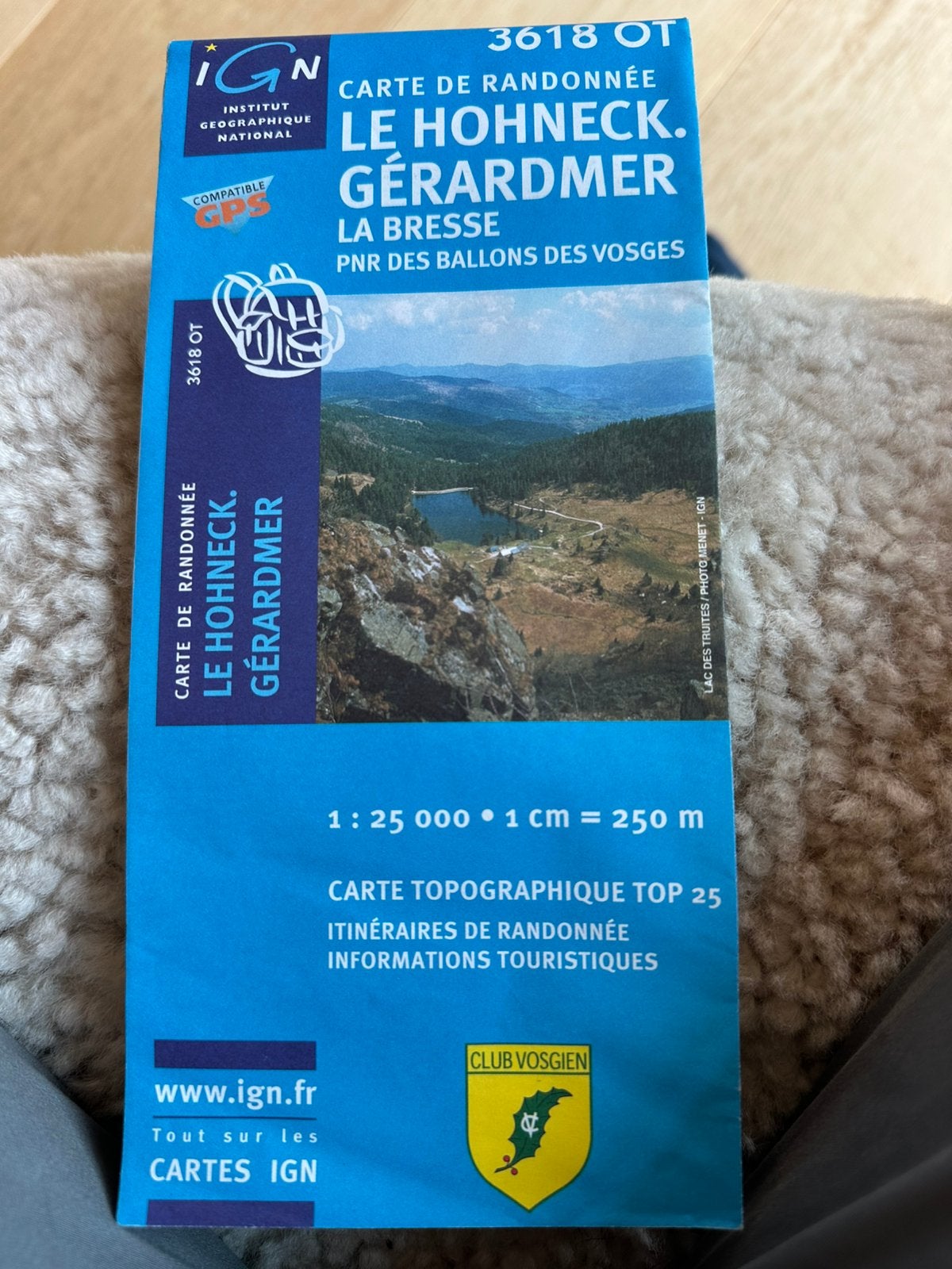 Topografische wandelkaart Le Hohneck Gerardmer La Bresse, Enlèvement, Comme neuf