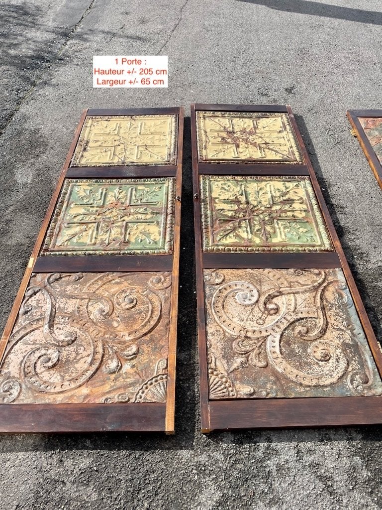Porte placard en tôle décorée, Enlèvement, Utilisé