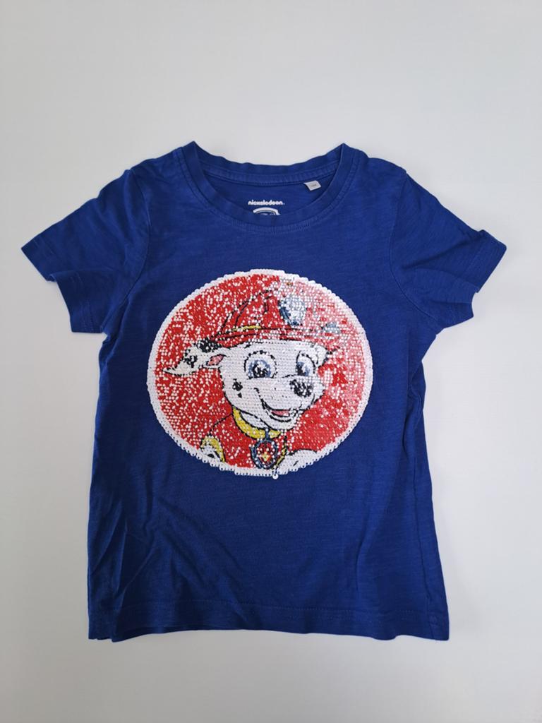 T-shirt bleu à paillettes Marshall/Chase Paw Patrol t 104, Enfants & Bébés, Vêtements enfant | Taille 104, Garçon, C&A, Enlèvement ou Envoi