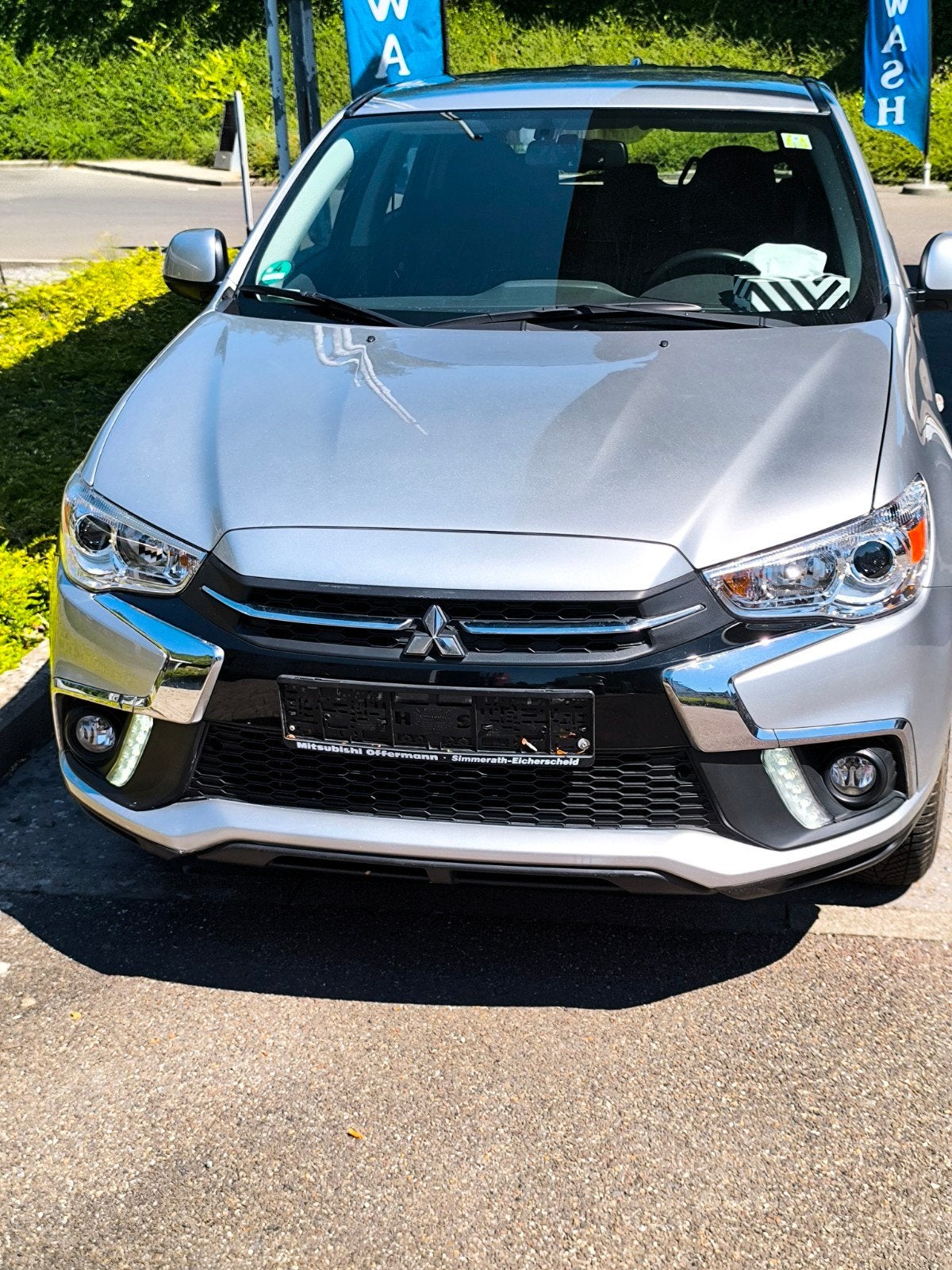 Mitsubishi ASX van 2018, 61000 km, netjes Auto, Autos, Mitsubishi, Argent ou Gris, Achat, 1590 cm³, Euro 6