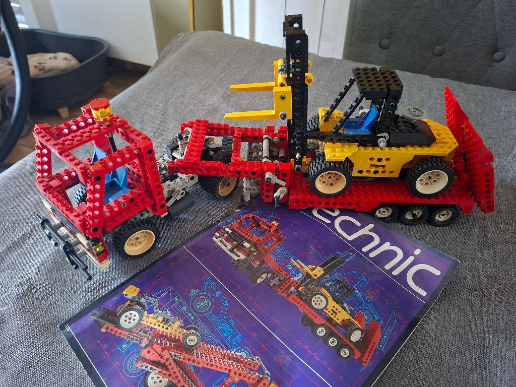 LEGO Technic 8872 Forklift Transporter 1993, Enfants & Bébés, Jouets | Duplo & Lego, Enlèvement ou Envoi, Lego, Ensemble complet