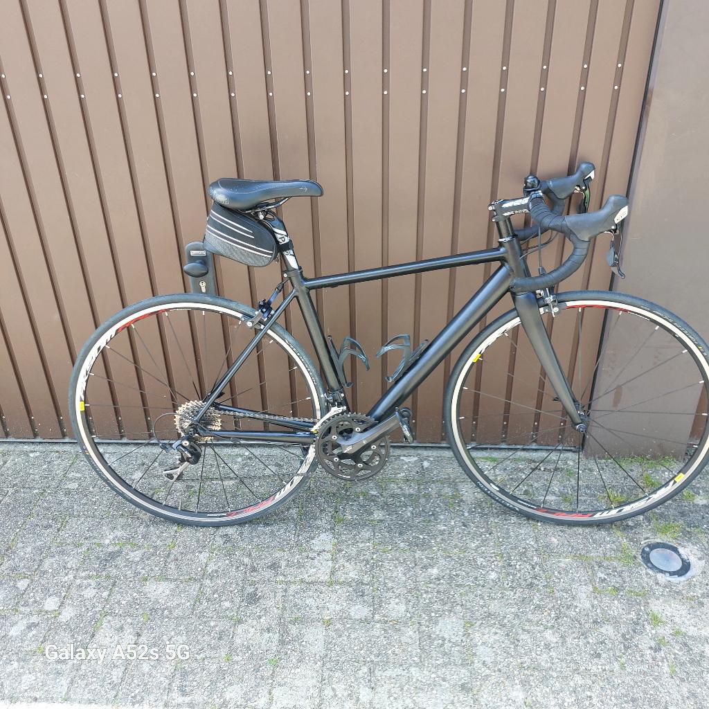 Racefietsen, Fietsen en Brommers, Gebruikt, 10 tot 15 versnellingen, Velgrem, 50 tot 53 cm
