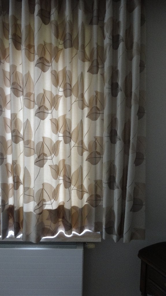 Surrideaux, Maison & Meubles, 120 cm, Double rideau, Beige, Comme neuf