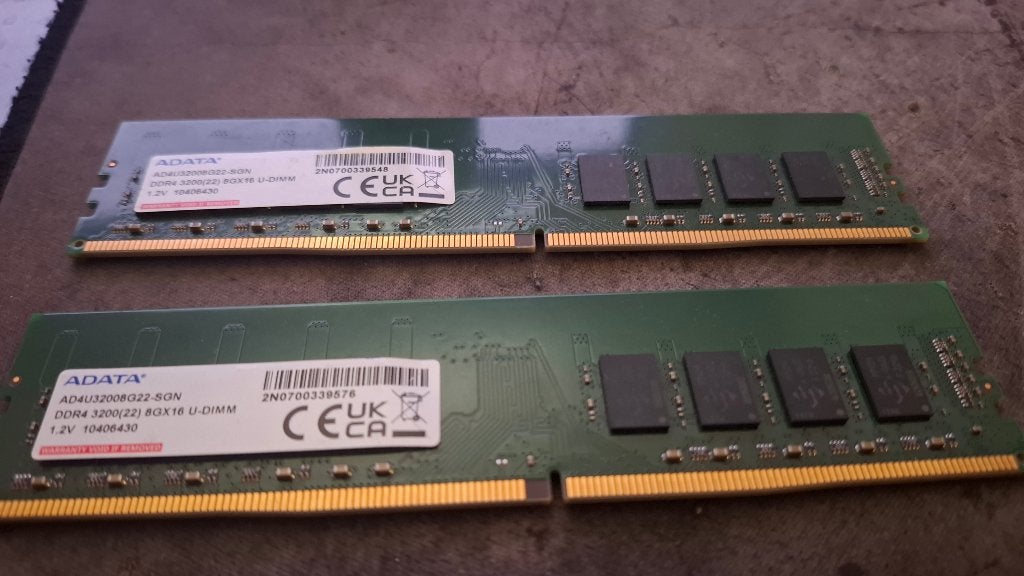 2x16 giga ram ddr4 3200, Informatique & Logiciels, Mémoire RAM, Neuf, Desktop, 32 GB, DDR4, Enlèvement