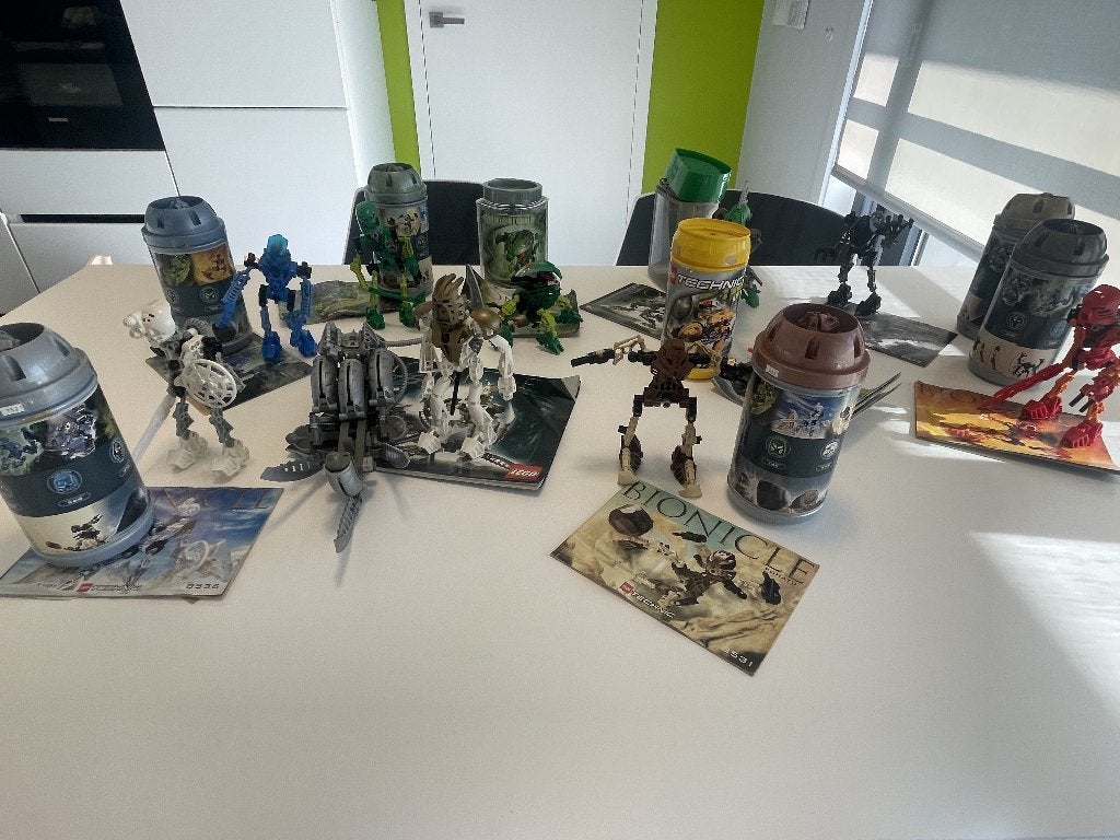 LEGO BIONICLE verzameling, Bionicle, Lego, Ensemble complet, Utilisé