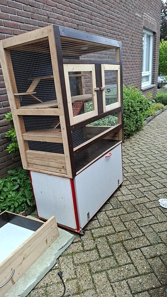 Knaagdieren kooi, Dieren en Toebehoren, Ophalen, Zo goed als nieuw, Hamster, 90 cm of meer
