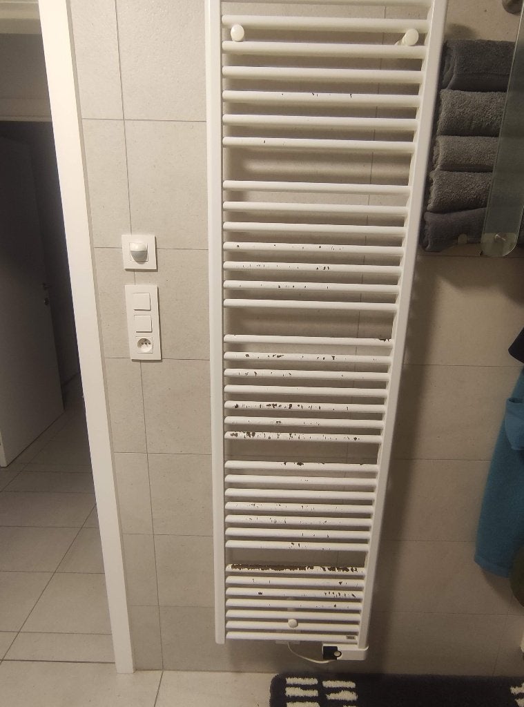 Vasco Iris elektrische radiator/handdoekdroger 1.000 W +, Huis en Inrichting, Ophalen, Gebruikt, Overige typen, 50 tot 100 cm