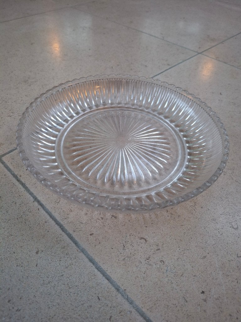 Glazen schaal, Rond, Verre, Enlèvement, Utilisé