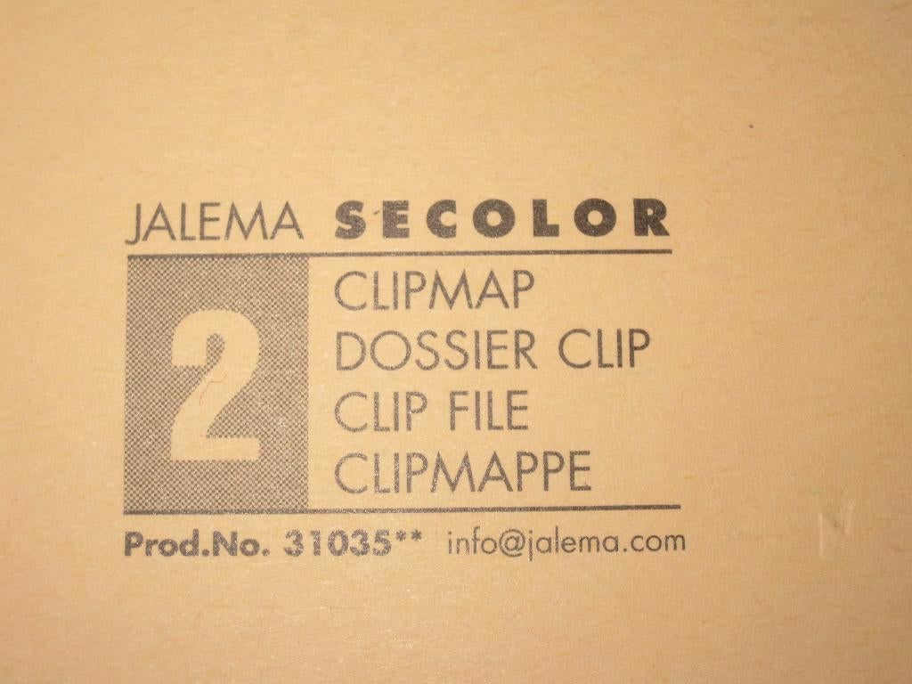 Jalema clip-mappen, Ophalen