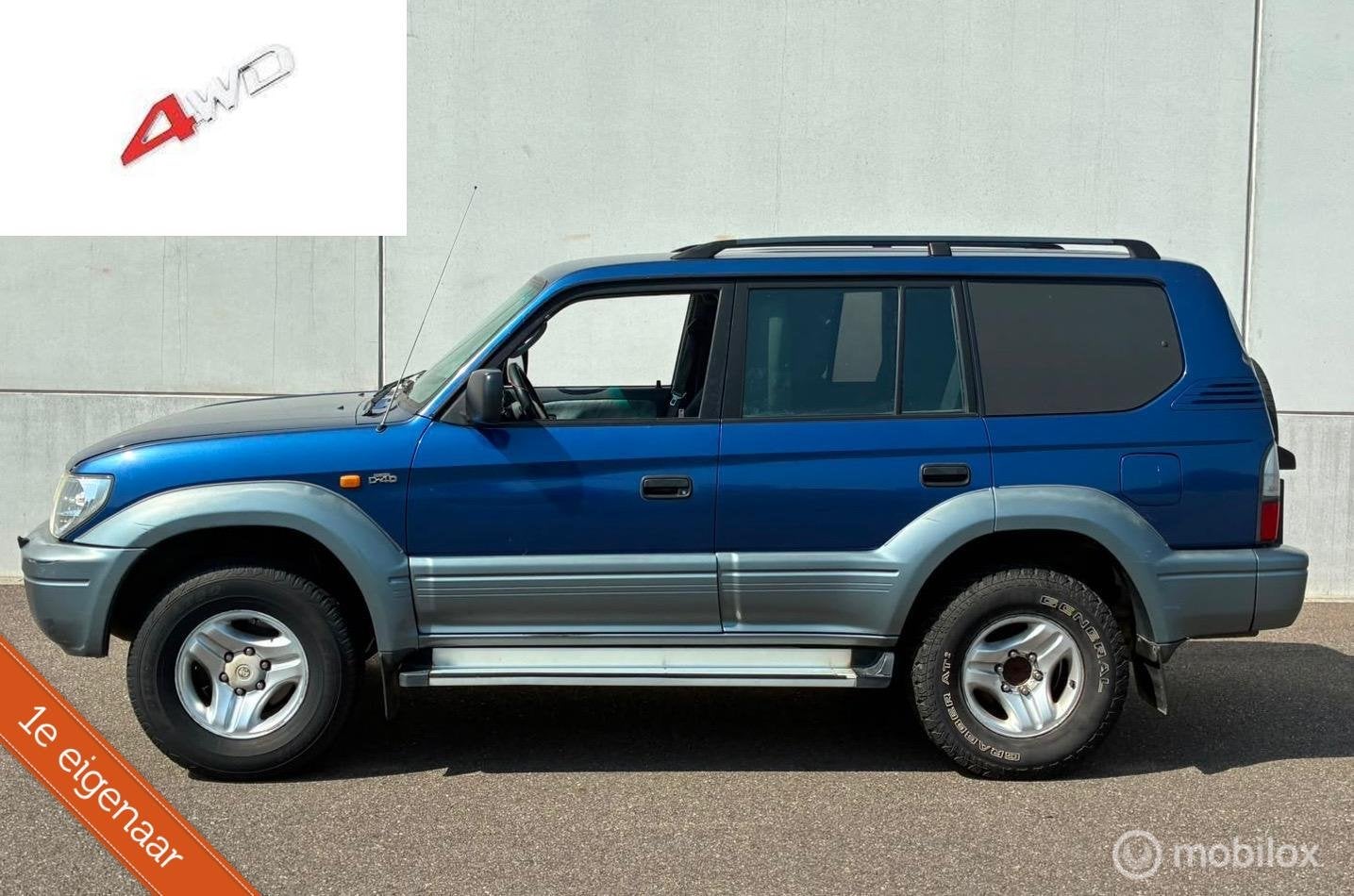 Toyota LandCruiser 3.0 D4-D 4 WD AIRCO CRUISECONTROL, Auto's, Stof, Gebruikt, 4 cilinders, Blauw