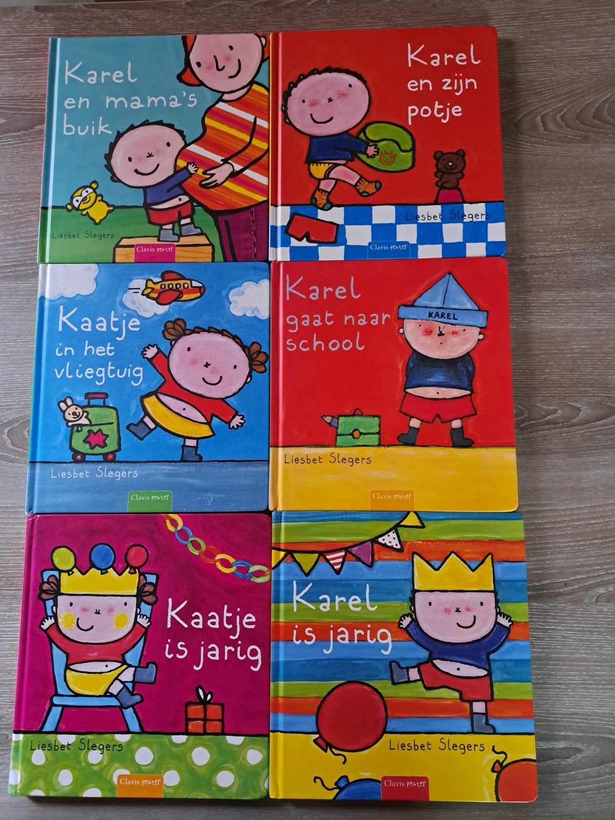 liesbet Slegers kleuterboeken Karel en Kaatje, Boeken, Ophalen of Verzenden